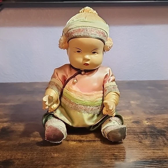 Vintage Chinese Ming Ming Doll from the 1930's. - Picture 14 of 16